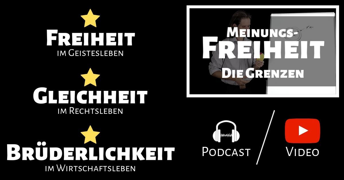 #27 Grenzen der Meinungsfreiheit? Wann das Hinterfragen gewisser Dinge (gesellschaftlich) akzeptiert wird